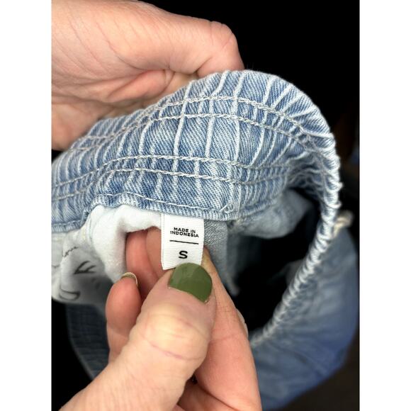 Women's Loft Denim Pull On Pants Size Small - Picture 4 of 5